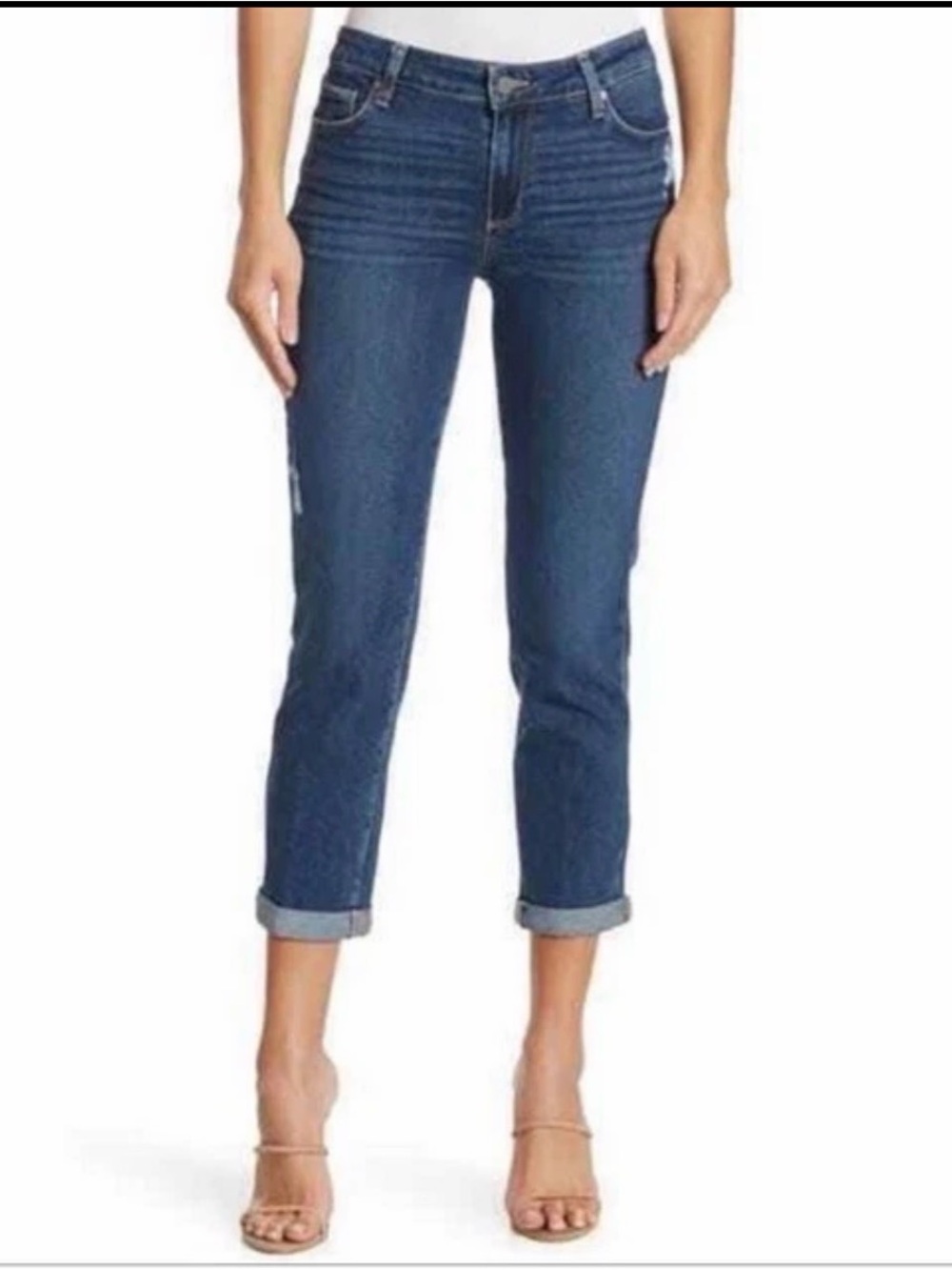 Paige Brigitte Merley Destructed Boyfriend Jeans.